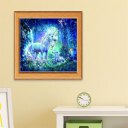 30*30cm DIY Diamond Paint Two Unicorn Embroidery Cross Stitch Home Decor 6334