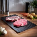 Frozen Food Quickly Aluminum Defrosting Tray Fast Thawing Board Kitchen Tool