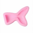 Mermaid Fishtail Shaped Cake Mold Soft Silicone DIY Baking Fondant Mold Tool