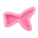 Mermaid Fishtail Shaped Cake Mold Soft Silicone DIY Baking Fondant Mold Tool