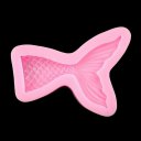 Mermaid Fishtail Shaped Cake Mold Soft Silicone DIY Baking Fondant Mold Tool