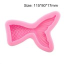 Mermaid Tail Shaped Cake Mold Soft Silicone Chocolate Candy Fondant Mold Tool