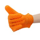 High Temperature Heat Resistant Home Kitchen Barbecue Oven Gloves Silicone