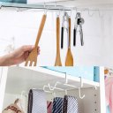 8 Hook Rack Bathroom Kitchen Hanging Organizer Coffee Water Cup Storage Holder