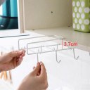 8 Hook Rack Bathroom Kitchen Hanging Organizer Coffee Water Cup Storage Holder