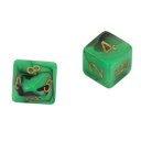 Creative Dual Color Mixed Series 7 Pcs Set Multi-Faceted Acrylic Dice