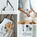 Cotton Unisex Apron Commercial Restaurant Barbecue Cooking Halterneck Aprons