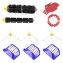 Side Brush+Filter+Rolling Glue Brush+Flat Comb Brush+Circular Rolling Brush