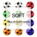 12PCS Football Stress Relief Sponge Foam Balls Hand Exercise Squeeze Toy