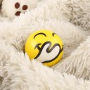 Yellow Facial Expression Stress Relief Sponge Foam Balls Hand Squeeze Toy