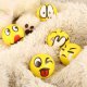 Yellow Facial Expression Stress Relief Sponge Foam Balls Hand Squeeze Toy