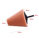 Burnishing Foam Sponge Polishing Cone Shaped Buffing Pads Metal Pad Soft Type