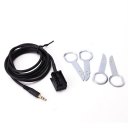 6000CD AUX Input Lead Adapter Cable 3.5mm For Ford With Four Removal Keys