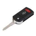 Folding 3 Button Remote Flip Key Fob Shell Case for Mazda 3 5 6 RX-8 CX-7