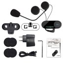 800M Intercom Headset Wireless Interphone Bluetooth Motorbike Helmet Headset