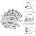 7 Piece/Set Professional Weld Fillet Gauge Welding Inspection Test Gauge Tool