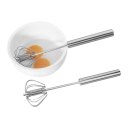 Kitchen Manual Egg Beater Stainless Steel Egg Beaters Milk Butter Whisk