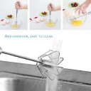 Kitchen Manual Egg Beater Stainless Steel Egg Beaters Milk Butter Whisk