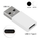 Portable USB 3.0 To USB 3.1 Type-C Adapter Converter Male To Female Converter