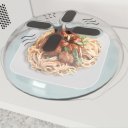 Magnet Food Splatter Guard Microwave Anti-Sputtering Cover With Steam Vents