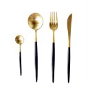 Stainless Steel Dinnerware Set Luxurious Cutlery Set Fork Knife Spoons Suit