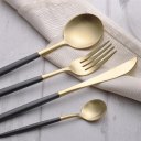 Stainless Steel Dinnerware Set Luxurious Cutlery Set Fork Knife Spoons Suit