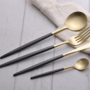 Stainless Steel Dinnerware Set Luxurious Cutlery Set Fork Knife Spoons Suit