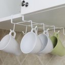 Multifunctional Kitchen Storage Rack Nails Free Cupboard Hang Cup Dishes Racks