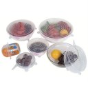 6PCS/Set Food Grade Silicon Lids Universal Stretch Lid-bowl Food Saver Cover