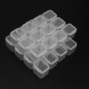 Transparent 28 Slots Jewelry Storage Box Case Nail Art Beads Tools Organizer