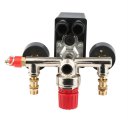 Adjustable Pressure Switch Pressure Regulating with 2 Press Gauges Valve Control