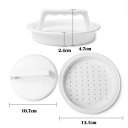 Kitchen Cooking Tool Round Shape Food Grade PP DIY Hamburger Meat Press Tool