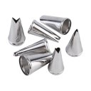 7pcs/Set Baking Tools Stailess Steel Sphere Ball Shape Cake Cream Nozzles