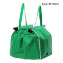 Large Capacity Green Non-woven Fabric Shopping Bag Foldable Reusable Bags