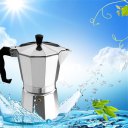 Aluminum 8-Angle Moka Espresso Cup Continental Moka Percolator Pot 3cup/6cup