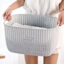 Plastic Weaving Rattan Basket Multifunction Bathroom Shower Storage Basket