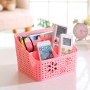 Multifunctional PP Kitchen Bathroom Desktop Organizer Safe Storage Baskets