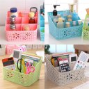 Multifunctional PP Kitchen Bathroom Desktop Organizer Safe Storage Baskets