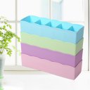 Five Grids Multifunction Underwear Socks Tiny Things Storage Box Plastic Finishing Box Drawer Desk Bed Cabinet