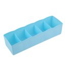 Five Grids Multifunction Underwear Socks Tiny Things Storage Box Plastic Finishing Box Drawer Desk Bed Cabinet