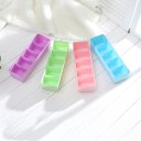 Five Grids Multifunction Underwear Socks Tiny Things Storage Box Plastic Finishing Box Drawer Desk Bed Cabinet