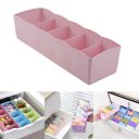 Five Grids Multifunction Underwear Socks Tiny Things Storage Box Plastic Finishing Box Drawer Desk Bed Cabinet