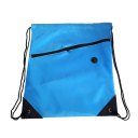 Universal Drawstring Bag Schoolbag Backpack PE Gym Sports Swim Bag With Zipper