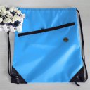 Universal Drawstring Bag Schoolbag Backpack PE Gym Sports Swim Bag With Zipper