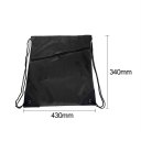 Universal Drawstring Bag Schoolbag Backpack PE Gym Sports Swim Bag With Zipper