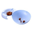 Dry Fruit Melon Seeds Nut Containers Snacks Organizer With Mobile Phone Stand