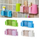 Multifunctional Toothpaste and Toothbrush Holder Creative Organizer Box