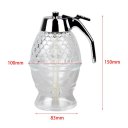 200ML Glass 1 Cup Bee Hive Acrylic Honey Syrup Dispenser Jar With Stand