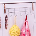 5 Hooks Door Back Kitchen Cabinet Draw Door Hanger Clothes Towel Spoons Rack