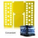 Home Convenient Clothes Folder Organizer Plastic Quick Shirt Folding Board